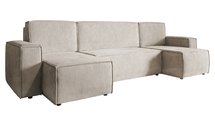 Copertino U-shaped corner sofa with sleeping function with container Element 13 universal