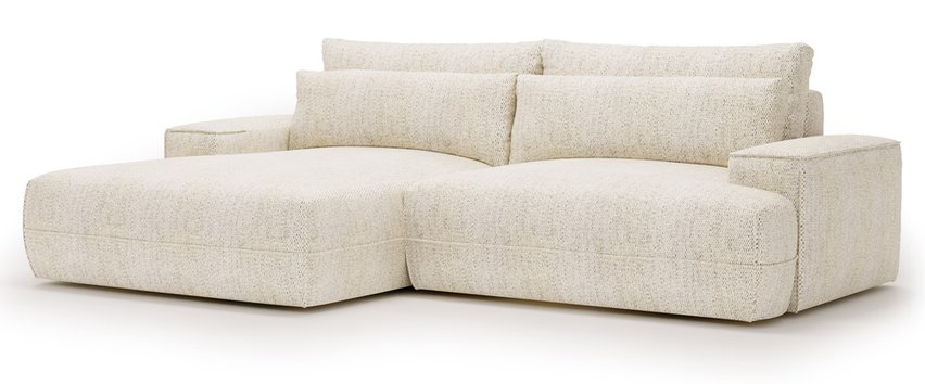 Corner sofa with sleeping function Frenno L-shaped with container Modesto 492 left-hand side