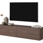 Bisira TV cabinet 140 cm Walnut