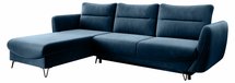 Bradeno L-shaped corner sofa bed with storage (Fabric: Lukso 40, Side: Left)