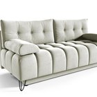 Bareli Amon 18 three-seater sofa with storage, hydrophobic velvet