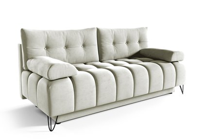 Bareli Amon 18 three-seater sofa with storage, hydrophobic velvet