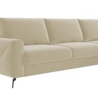 Softano L-shaped corner sofa with sleeping function with Cloud 03 container, easy-cleaning, hydrophobic velvet, right-hand side