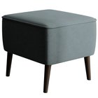 Vence Castel 90 footstool, black legs