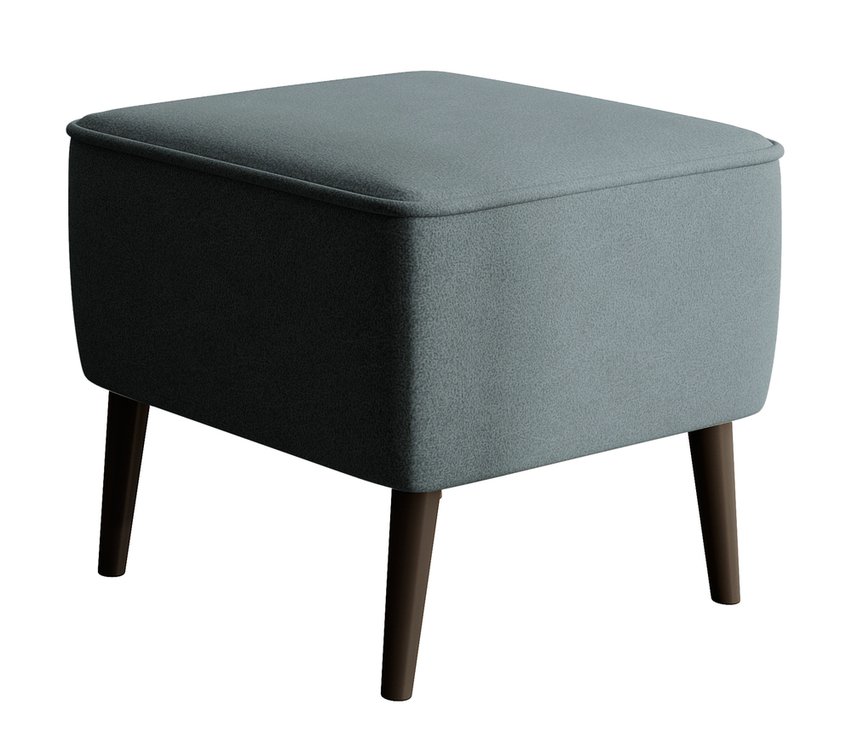 Vence Castel 90 footstool, black legs