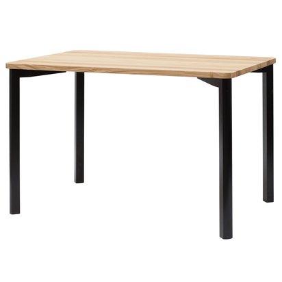 Triventi Dining Table 120x80cm Black Rounded Legs