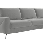 Softano L-shaped corner sofa with sleeping function with Cloud 83 container, easy-cleaning, hydrophobic velvet, right-hand side