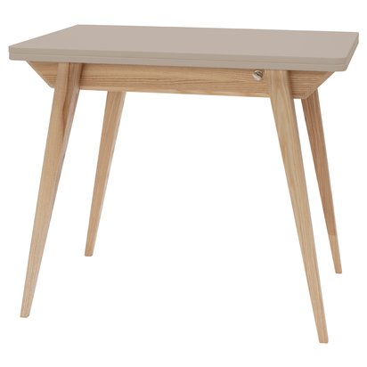 Envelope extendable table 65-130x90 cm coffee with milk