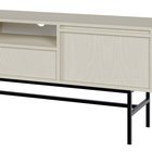 Evo two-door TV cabinet with drawer and frame 154 cm Sand beige