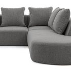 Modular corner sofa Castellina L-shaped 255 cm larger Abriamo 7 right-hand side