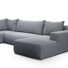 Corner sofa with sleeping function Lummi U-shaped Aragon 93 right-hand side