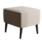 Vence Castel 03 footstool, black legs