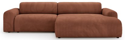 Bervel L-shaped corner sofa Vito 44 right-hand side