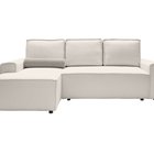 Bergantino extendable corner sofa with storage (Fabric: Catch Me 01, Side: Left)