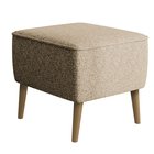 Vence Raven footstool 28 beech legs