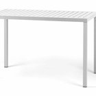 Cube Nardi garden table 120x70 cm made of certified white material