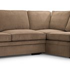 Figline L-shaped corner sofa with sleeping function with container Lincoln 17 corduroy right-hand side