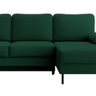 Tomonde L-shaped corner sofa with sleeping function with universal container