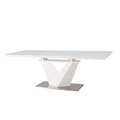 Extendable table Aramoko III 160-220x90 cm white