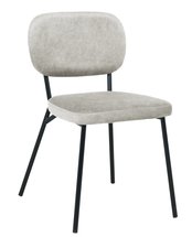 Brevery beige upholstered chair