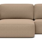 Corner sofa with sleeping function Sarrabi L-shaped left-hand side with storage Imagine me 03 hydrophobic chenille