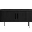 Gativel TV cabinet 120 cm, black oak