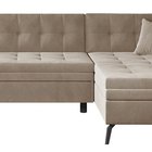 Corner sofa with sleeping function Correly U-shaped (Fabric: Nube 20)