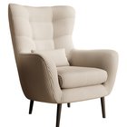 Vence Lincoln 03 lounge chair, black legs