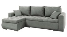 Corner sofa with sleeping function Derkan L (Fabric: Magic Velvet 2217)