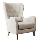 Chaise longue Calmino Raven, 22 pieds en hêtre