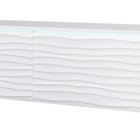 Kane TV cabinet 180 cm white with a wavy front