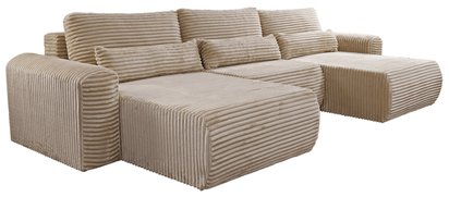 Corner sofa with sleeping function Leo U-shaped Tilia 08 universal