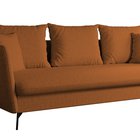 Castilio three-seater sofa with Moly 54 container, hydrophobic chenille