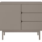 Oro chest of drawers 104 cm with three drawers dark beige