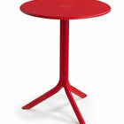 Step Nardi round garden table, 60 cm, made of certified red material