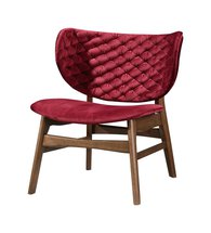 Turkul upholstered chair, quilted brown