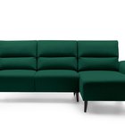 Moon corner sofa bed (Fabric: Monolith 37, Side: Right)