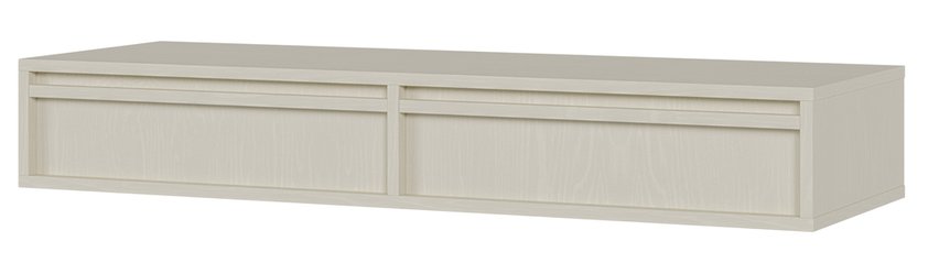 Evo dressing table with drawers, hanging, 110 cm, Sand beige