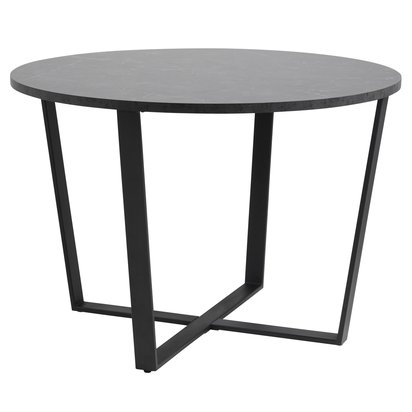 Adhafera table black diameter 110 cm