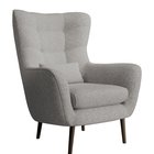 Vence Raven 06 lounge chair, black legs