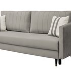 Balabay sofa, three-seater, with storage, black legs (Fabric: Trinity 03)