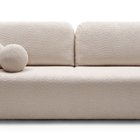 Lambina three-seater sofa with Abriamo 03 boucle container