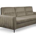 Corner sofa bed Laretta L-shaped with storage (Fabric: Velluto 03, Side: Right)