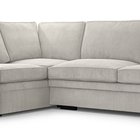 Figline L-shaped corner sofa bed with storage Lincoln 83 corduroy left-hand side