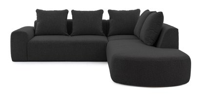 Castellina L-shaped modular corner sofa 255 cm larger Abriamo 8 right-hand side