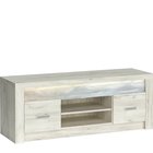 Inaren TV cabinet 137 cm (Couleur de variante: Kraft White, Éclairage: Non)