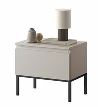 Bemmi Beige bedside table