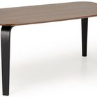 Novises Dining Table 160 x 90 cm Walnut / Black