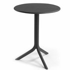 Step Nardi round garden table, 60 cm, made of certified anthracite material