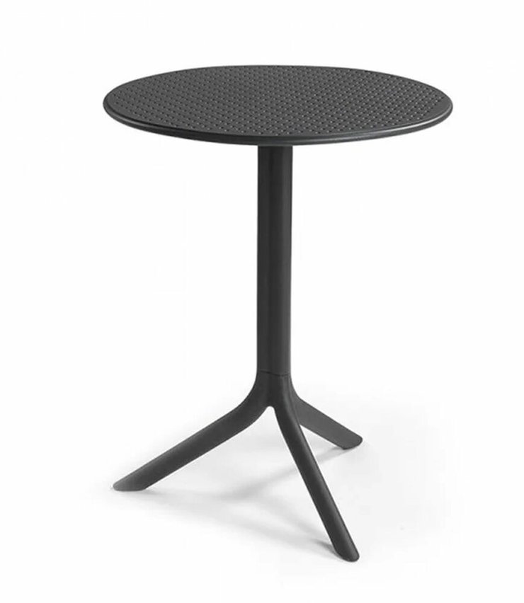 Step Nardi round garden table, 60 cm, made of certified anthracite material